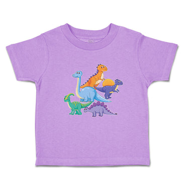 Toddler Clothes Dinosaur Buddies Rex, Triceratops Stegosaurus Toddler Shirt