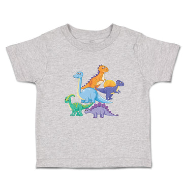 Toddler Clothes Dinosaur Buddies Rex, Triceratops Stegosaurus Toddler Shirt