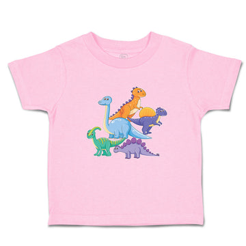 Toddler Clothes Dinosaur Buddies Rex, Triceratops Stegosaurus Toddler Shirt