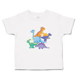 Toddler Clothes Dinosaur Buddies Rex, Triceratops Stegosaurus Toddler Shirt