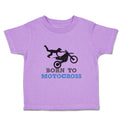 Toddler Clothes Born to Motocross Sport Sports Motocross Toddler Shirt Cotton