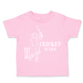 Toddler Clothes Cricket Is Life Sport Toddler Shirt Baby Clothes Cotton