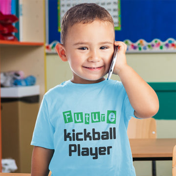 Toddler Clothes Future Kickball Player Sport Future Sport Toddler Shirt Cotton