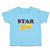 Toddler Clothes Icon of Cute Star Smile Face Toddler Shirt Baby Clothes Cotton