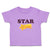 Toddler Clothes Icon of Cute Star Smile Face Toddler Shirt Baby Clothes Cotton