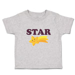 Toddler Clothes Icon of Cute Star Smile Face Toddler Shirt Baby Clothes Cotton