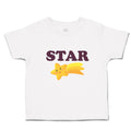 Toddler Clothes Icon of Cute Star Smile Face Toddler Shirt Baby Clothes Cotton