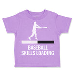 Toddler Clothes Baseball Skills Loading Baseball Ball Game Toddler Shirt Cotton
