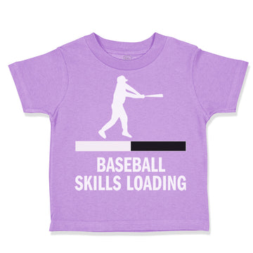 Toddler Clothes Baseball Skills Loading Baseball Ball Game Toddler Shirt Cotton