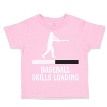 Toddler Clothes Baseball Skills Loading Baseball Ball Game Toddler Shirt Cotton
