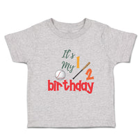 Toddler Clothes It's My Half Birthday Baseball Sports Baseball Toddler Shirt