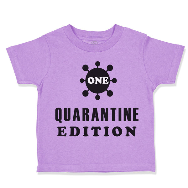 Toddler Clothes 1 Quarantine Edition First Baby Birthday 1 Year Old Cotton