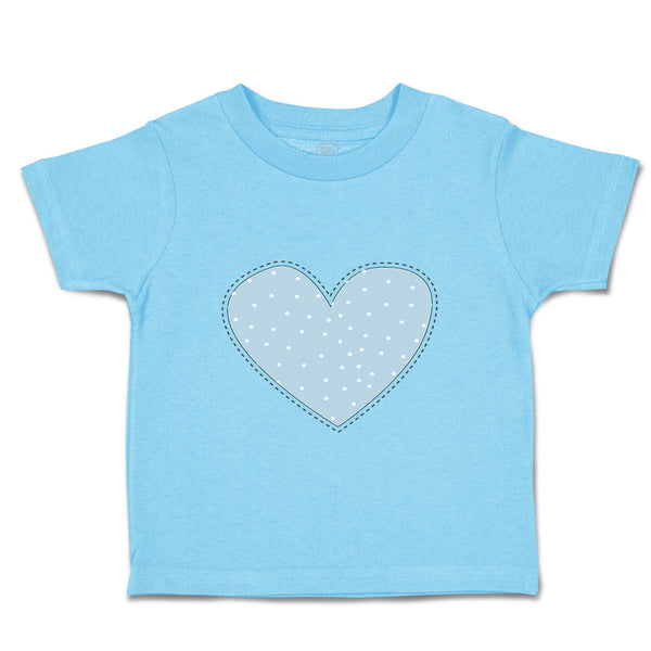 Toddler Clothes Blue Heart Toddler Shirt Baby Clothes Cotton