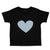 Toddler Clothes Blue Heart Toddler Shirt Baby Clothes Cotton