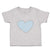 Toddler Clothes Blue Heart Toddler Shirt Baby Clothes Cotton