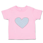 Toddler Clothes Blue Heart Toddler Shirt Baby Clothes Cotton