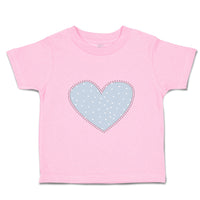 Toddler Clothes Blue Heart Toddler Shirt Baby Clothes Cotton