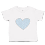 Toddler Clothes Blue Heart Toddler Shirt Baby Clothes Cotton