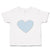 Toddler Clothes Blue Heart Toddler Shirt Baby Clothes Cotton