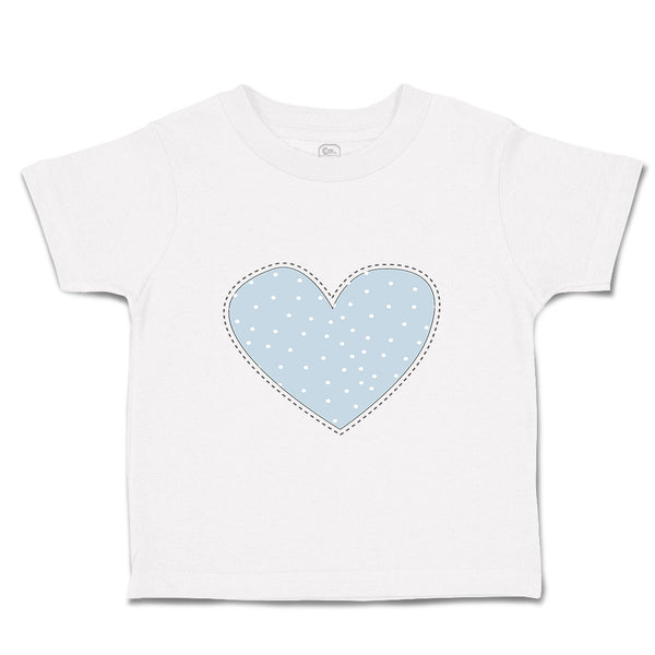 Toddler Clothes Blue Heart Toddler Shirt Baby Clothes Cotton
