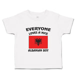 Cute Toddler Clothes Everyone Loves A Nice Albanian Boy Countries Toddler Shirt