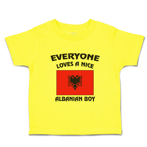 Cute Toddler Clothes Everyone Loves A Nice Albanian Boy Countries Toddler Shirt