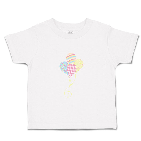 Toddler Clothes Rainbow Balloons Birthday Toddler Shirt Baby Clothes Cotton