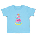 Toddler Clothes Tall Birthday Dinosaur Cake Dino Toddler Shirt Cotton
