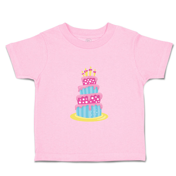 Toddler Clothes Tall Birthday Dinosaur Cake Dino Toddler Shirt Cotton