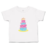 Toddler Clothes Tall Birthday Dinosaur Cake Dino Toddler Shirt Cotton