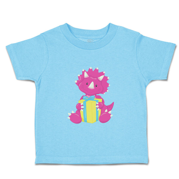Toddler Clothes Dark Pink Dinosaur Birthday Gift Dinosaurs Dino Trex Cotton