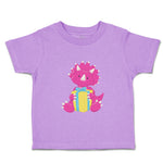 Toddler Clothes Dark Pink Dinosaur Birthday Gift Dinosaurs Dino Trex Cotton