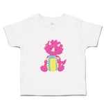 Toddler Clothes Dark Pink Dinosaur Birthday Gift Dinosaurs Dino Trex Cotton