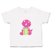 Toddler Clothes Dark Pink Dinosaur Birthday Gift Dinosaurs Dino Trex Cotton