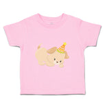 Toddler Clothes Light Orange Puppy Wear Orange Hat Dog Lover Pet Toddler Shirt