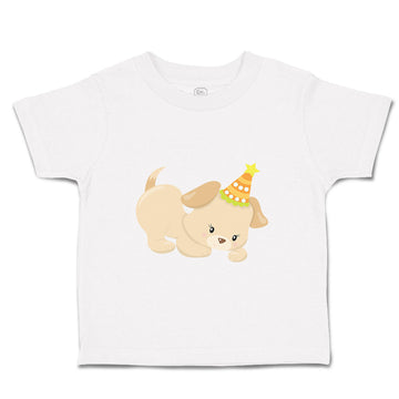 Toddler Clothes Light Orange Puppy Wear Orange Hat Dog Lover Pet Toddler Shirt