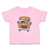 Toddler Clothes School Kids Riding A School Bus Toddler Shirt Cotton