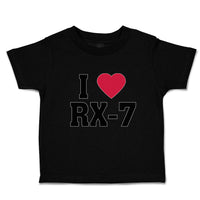Toddler Clothes I Love Rx-7 with Heart Symbol Toddler Shirt Baby Clothes Cotton