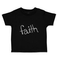 Toddler Clothes Faith Grey Support A Cause Cancer Toddler Shirt Cotton