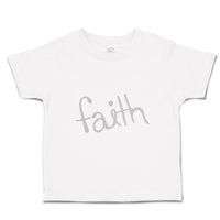 Toddler Clothes Faith Grey Support A Cause Cancer Toddler Shirt Cotton