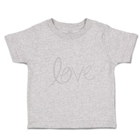 Toddler Clothes Love Grey Support A Cause Cancer Toddler Shirt Cotton