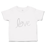 Toddler Clothes Love Grey Support A Cause Cancer Toddler Shirt Cotton