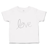Toddler Clothes Love Grey Support A Cause Cancer Toddler Shirt Cotton