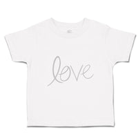 Toddler Clothes Love Grey Support A Cause Cancer Toddler Shirt Cotton