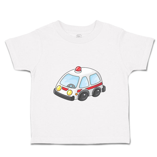 Toddler Clothes Ambulance Little Car Auto Transportation Toddler Shirt Cotton