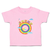 Toddler Clothes Rainbow Train Toddler Shirt Baby Clothes Cotton