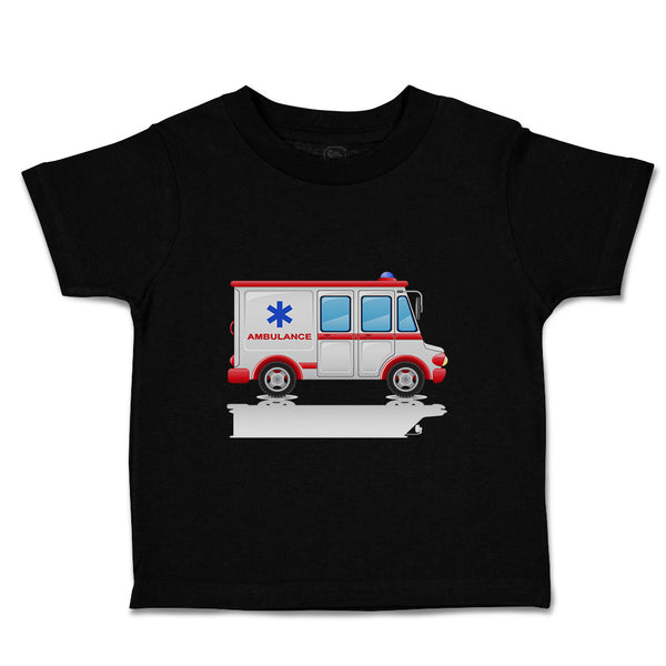 Toddler Clothes Large Ambulance Car Auto Transportation Toddler Shirt Cotton