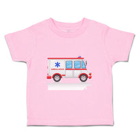 Toddler Clothes Large Ambulance Car Auto Transportation Toddler Shirt Cotton