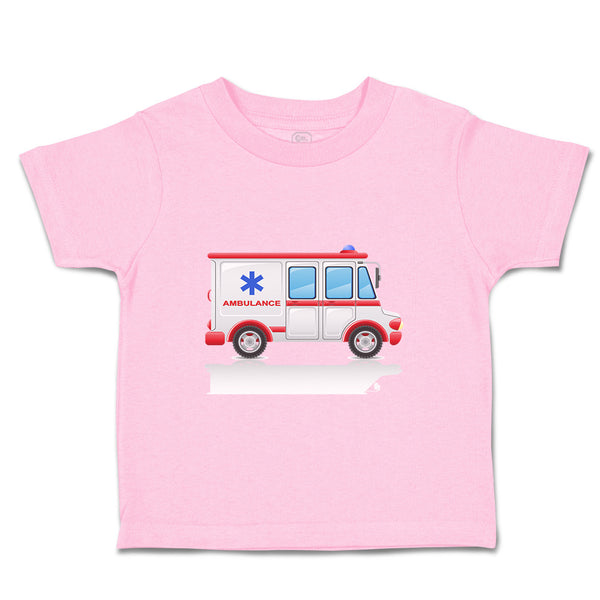 Toddler Clothes Large Ambulance Car Auto Transportation Toddler Shirt Cotton