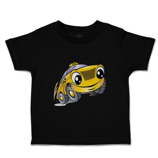 Toddler Clothes Taxi with Face Car Auto Transportation Toddler Shirt Cotton